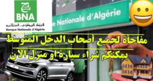 البنك الوطني الجزائري هذه شروط شراء منزل وسيارة لأصحاب الدخل المتوسط