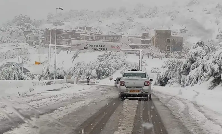 ثلوج كثيفة الجزائر على موعد مع موجة برد قطبية بداية من يوم الاربعاء المقبل