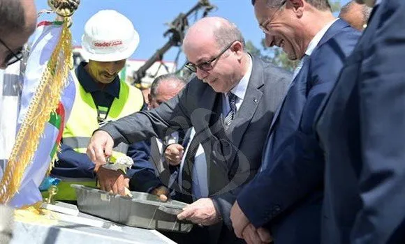 وزير الأول يضع حجر الأساس لمشروع عصرنة الخط المنجمي في شرق الجزائر بتكلفة 400 مليار دج