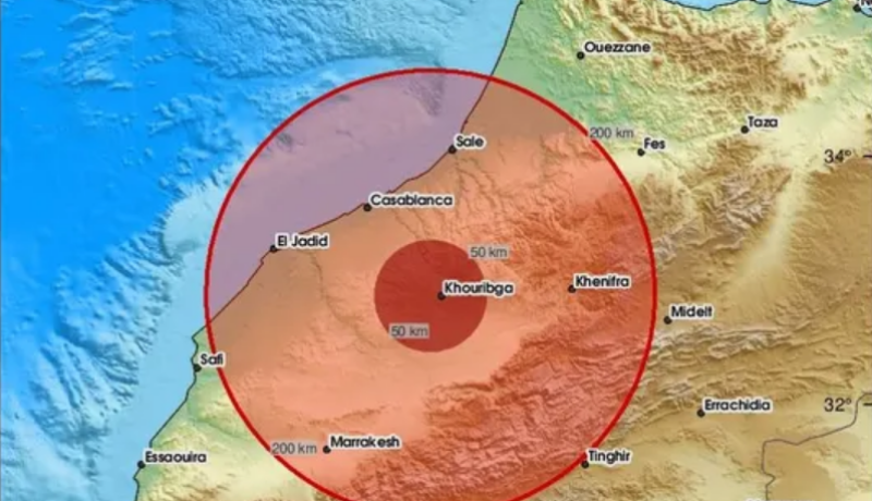  زلزال المغرب عدم وقوع خسائر بسبب الزلزال في الولايات الجزائرية الغربية