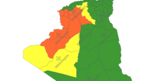 تنبيهات حالة الطقس في الجزائر يوم الإثنين أمطار رعدية ورياح قوية وزوابع رملية