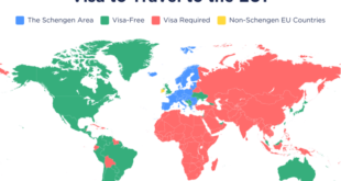 الدول التي يحتاج مواطنوها إلى تأشيرة شنغن للسفر إلى أوروبا