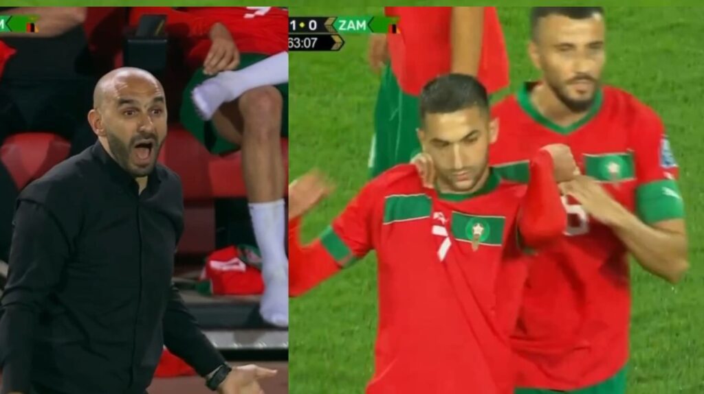 بالفيديو تصرف حكيم زياش قد يؤدي لاستبعاده من معسكر المنتخب المغربي