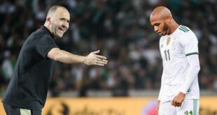 جمهور الجزائر يُعبّر عن غضبه تجاه بيتكوفيتش ويدعم بلماضي خلال مباراة غينيا