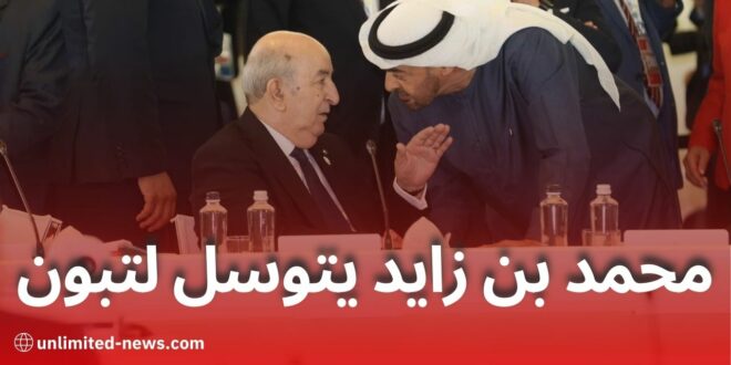 قمة السبع بن زايد يقدم اعتذارًا رسميًا للجزائر خلال لقاء مع الرئيس تبون