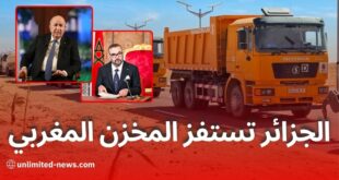 التلفزيون الجزائري يستفز المخزن من تندوف وبشار بعد وصول شاحنات ثقيلة إلى غارا جبيلات