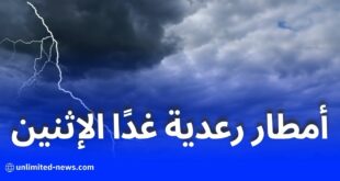 توقعات الطقس: أمطار رعدية بالجنوب الغربي وطقس مشمس بالشمال غدًا الإثنين