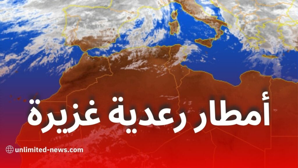 تحذير من الديوان الوطني للأرصاد الجوية: أمطار رعدية غزيرة تمسّ عدة ولايات اليوم السبت