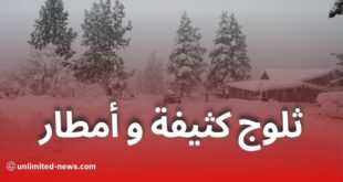 تحذير جوي: تساقط أمطار وثلوج وبرودة شديدة في عدة ولايات بالجزائر